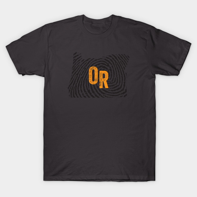 Home State Fingerprint - Oregon Beavers